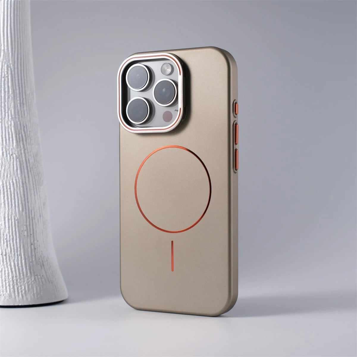 Matte Magsafe Case for iPhone 16 Pro Max Flip Camera Protection Stand Holder Bracket Cover for iPhone 13 14 15 Pro Max 16Pro