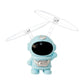 Flying Robot Astronaut Toy Aircraft High-Tech Hand-Controlled Drone Interactive Dual Wings with Lights Outdoor GiftS for Kids