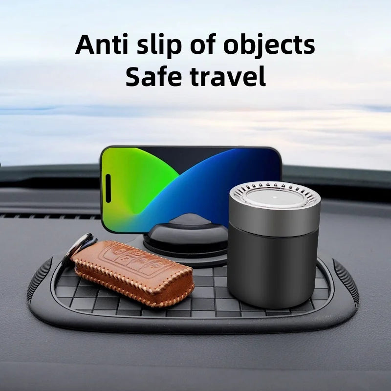 Multifunction Car Anti-Slip Mat Auto Phone Holder Car Dashboard Mat with Phone Holder in Car Auto Non-Slip Car Mats for Phone