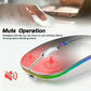 Wireless Mouse Rechargeable Silent LED Backlit Mice PC Laptop Computer Mous 2.4Ghz Receiver Bluetooth Dual Mode Optical Mice