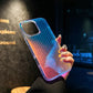 3D Stripe Gradient Aurora Magsafe Phone Case For iPhone 16 15 14 Plus 12 13 Pro Max 11 16e Clear PC + TPU Magnetic Back Cover