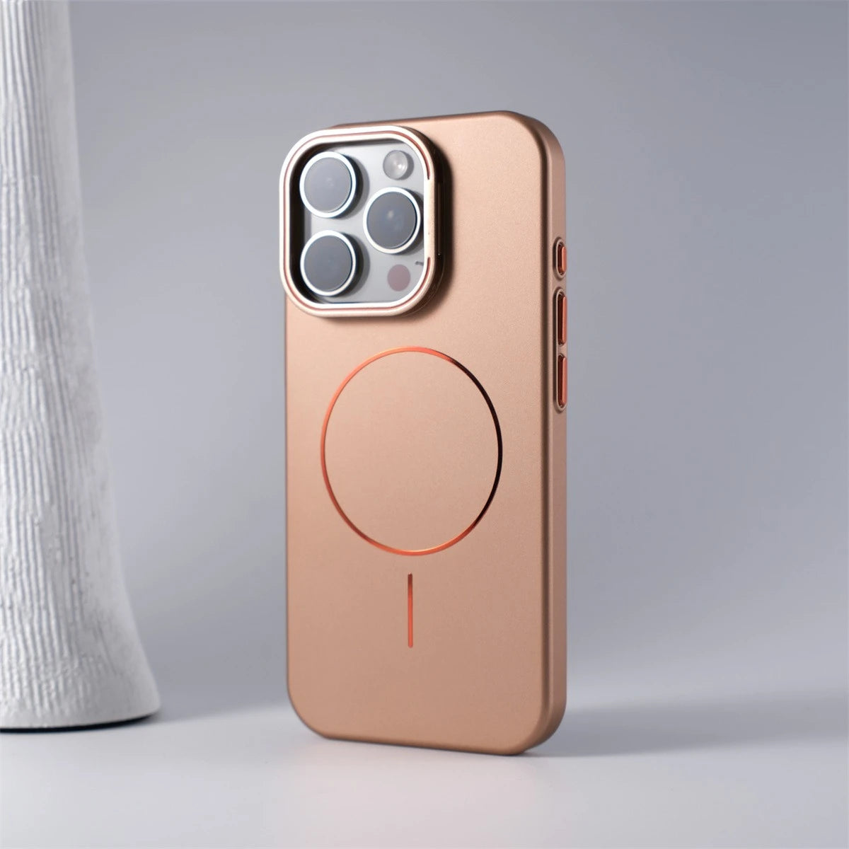 Matte Magsafe Case for iPhone 16 Pro Max Flip Camera Protection Stand Holder Bracket Cover for iPhone 13 14 15 Pro Max 16Pro