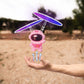 Flying Robot Astronaut Toy Aircraft High-Tech Hand-Controlled Drone Interactive Dual Wings with Lights Outdoor GiftS for Kids