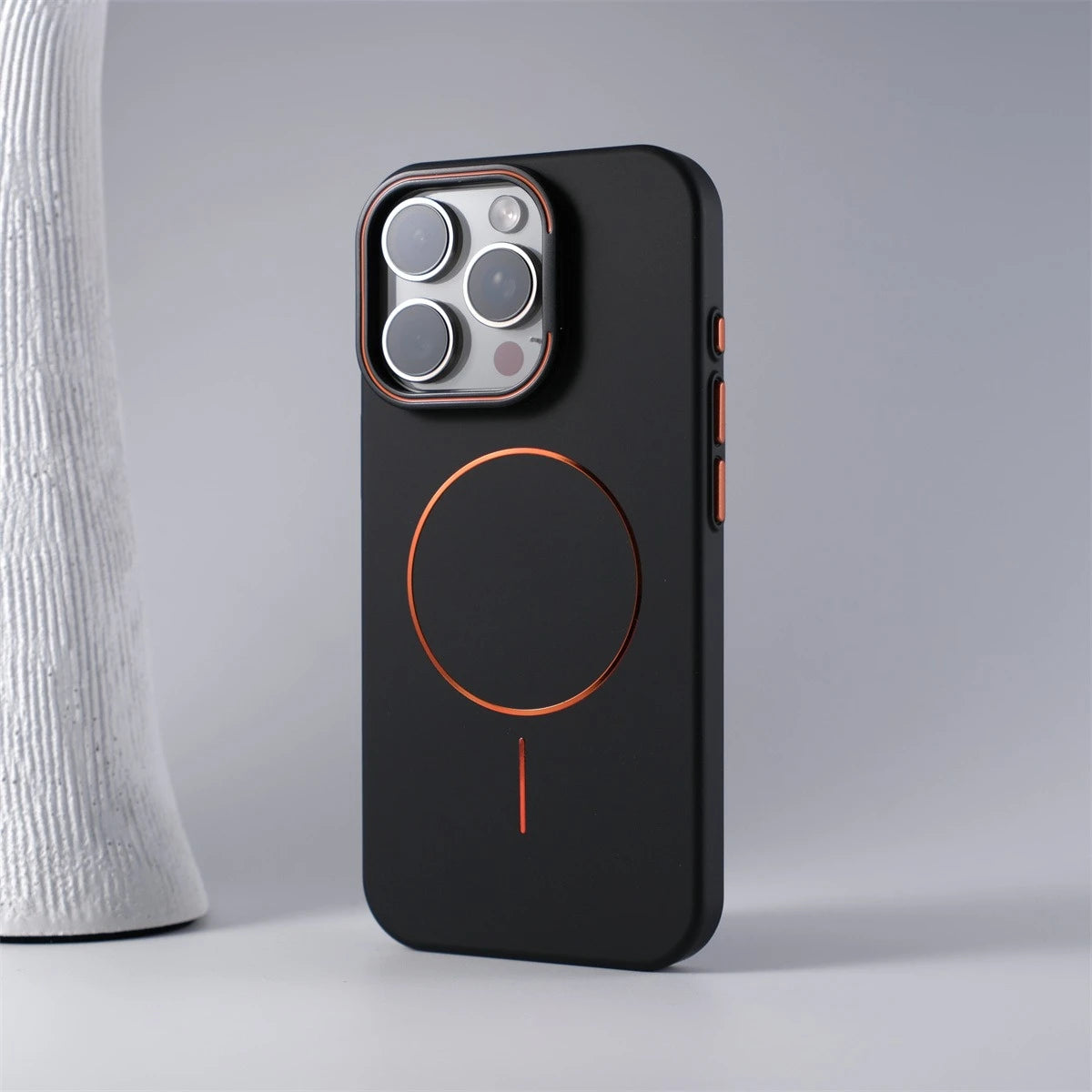 Matte Magsafe Case for iPhone 16 Pro Max Flip Camera Protection Stand Holder Bracket Cover for iPhone 13 14 15 Pro Max 16Pro