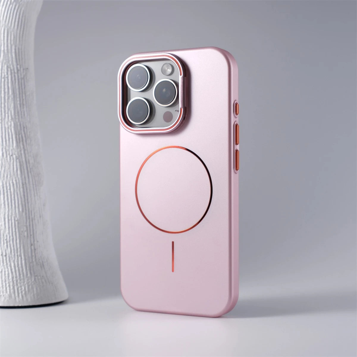 Matte Magsafe Case for iPhone 16 Pro Max Flip Camera Protection Stand Holder Bracket Cover for iPhone 13 14 15 Pro Max 16Pro