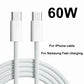 Usb C to Type C Fast Charging PD 60W Mobile Phone Date Cable For Iphone15 Android Samsung Huawei Type C Braided Charger Cable