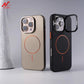 Matte Magsafe Case for iPhone 16 Pro Max Flip Camera Protection Stand Holder Bracket Cover for iPhone 13 14 15 Pro Max 16Pro