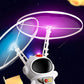 Flying Robot Astronaut Toy Aircraft High-Tech Hand-Controlled Drone Interactive Dual Wings with Lights Outdoor GiftS for Kids