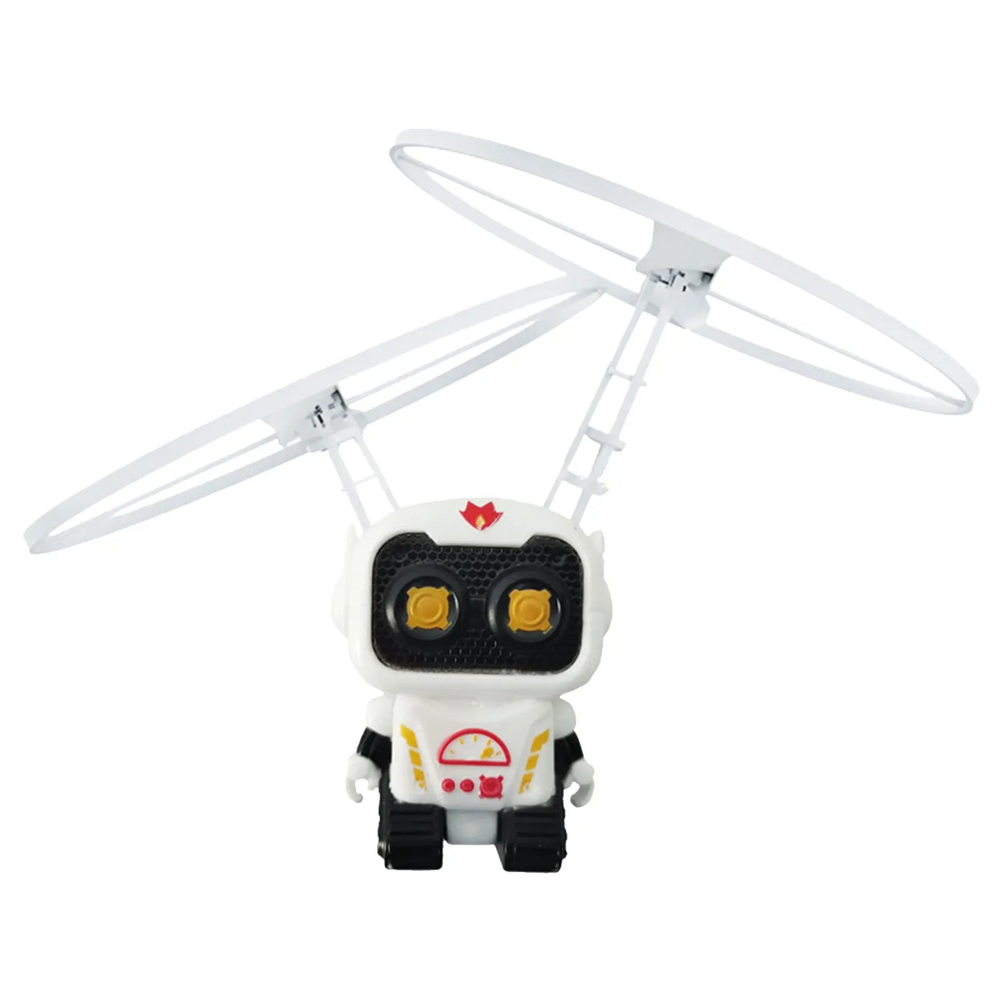 Flying Robot Astronaut Toy Aircraft High-Tech Hand-Controlled Drone Interactive Dual Wings with Lights Outdoor GiftS for Kids