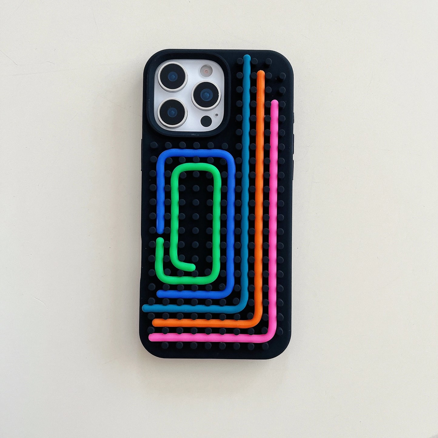 Fashion Funny Stuff DIY Lattice Maze Creative Toys Phone Case for iPhone 13 14 15 16 Pro Max Silicone Reliver Stress Soft Cover