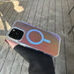 3D Stripe Gradient Aurora Magsafe Phone Case For iPhone 16 15 14 Plus 12 13 Pro Max 11 16e Clear PC + TPU Magnetic Back Cover